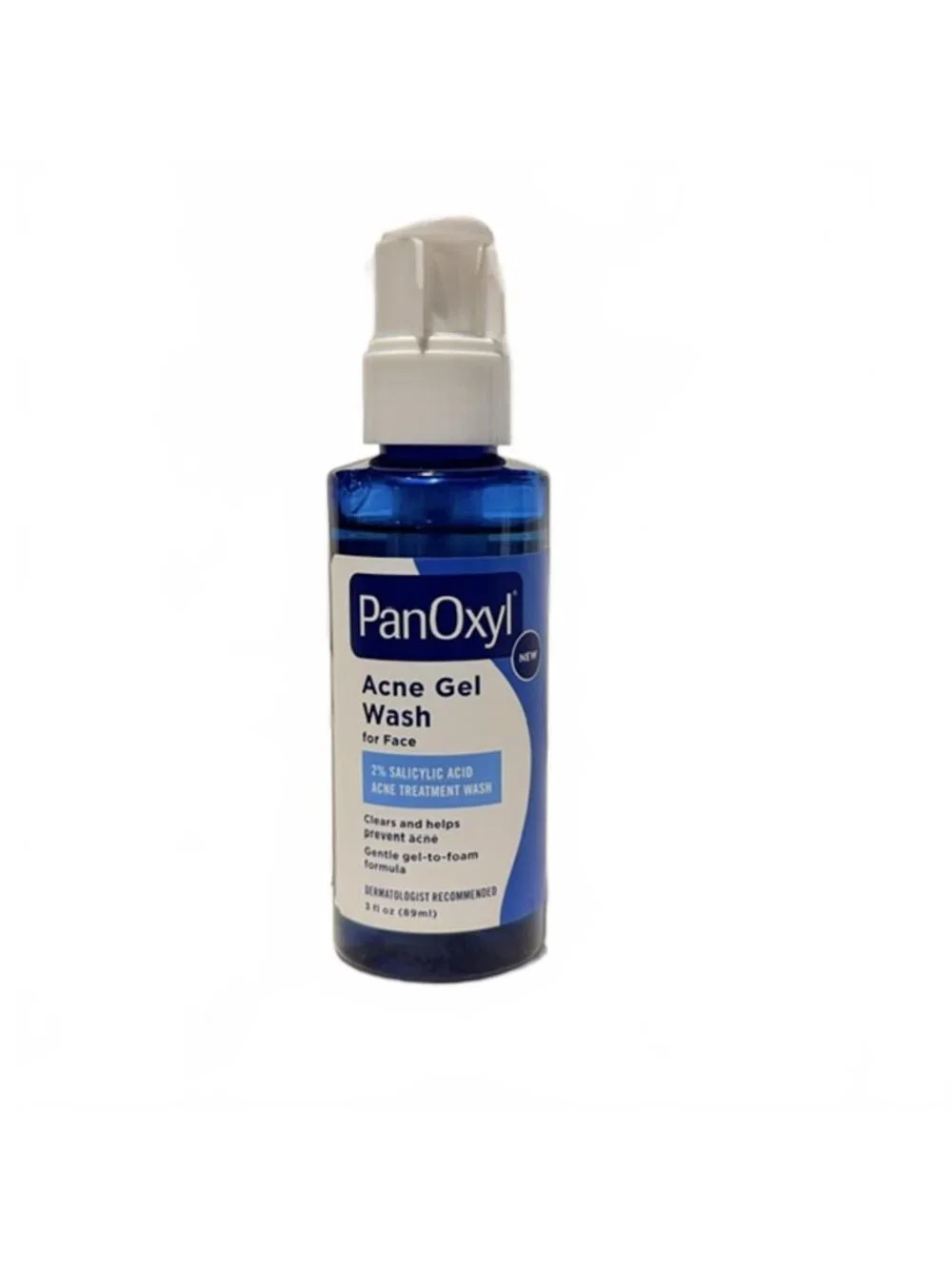 PanOxyl Acne Gel Wash for Face with 2% Salicylic Acid - 3oz Paraben-Free, Hypoal